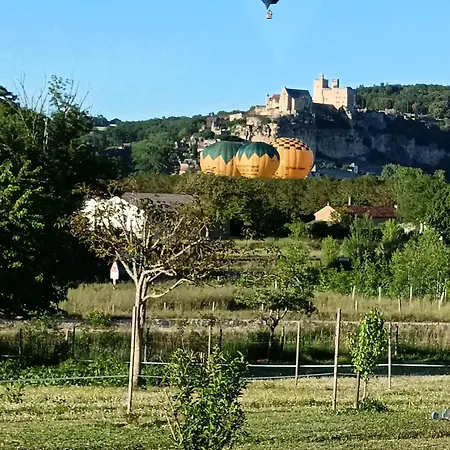 D'hotes Belle-vue -vue Sur Chateau Nocleg ze śniadaniem Castelnaud La Chapelle